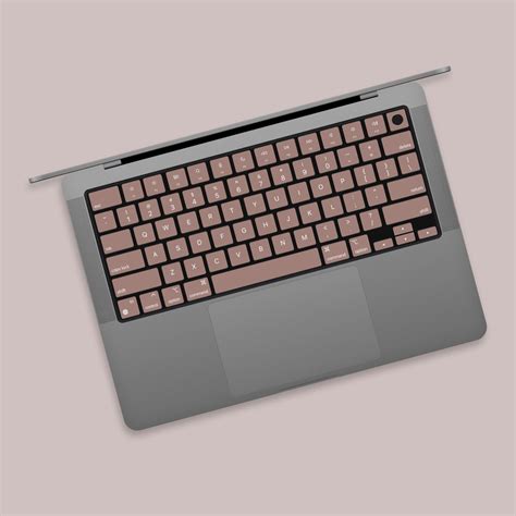 Aged Pink MacBook Keyboard Stickers Keyboard Key's Individual Stickers MacBook Air Vinyl Keys ...