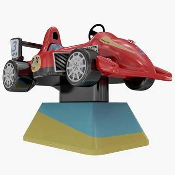 Kids Coin Operated Car Ride ~ 3D Model #91429020 | Pond5