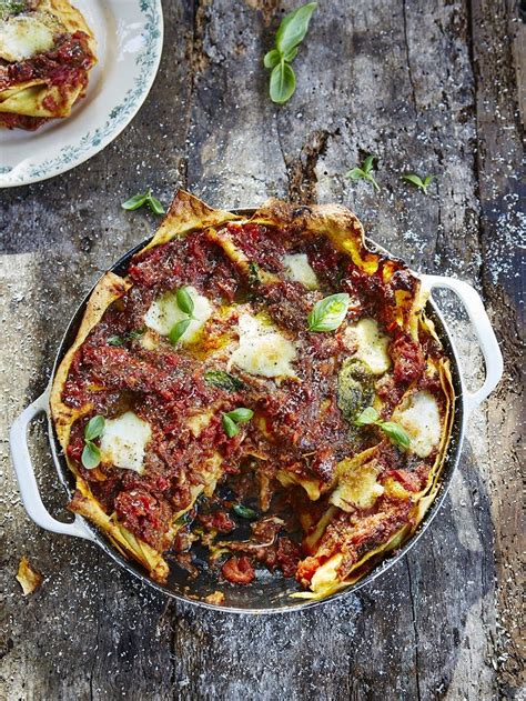 Vegetarian lasagne recipe | Jamie Oliver lasagne recipes