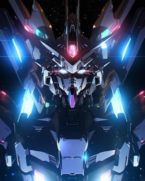 Premium AI Image | a photo of a gundam robot with the latest variations of wallpaper