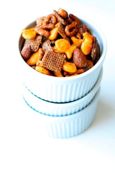 Sweet and Spicy Snack Mix Recipe - Food Fanatic