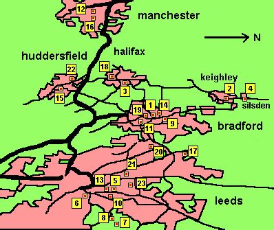 MAP OF THE ATTACKS AND MURDERS