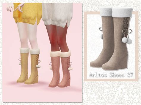 Sims 4 Winter Shoes & Boots CC (Guys + Girls) – FandomSpot