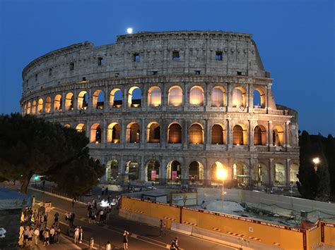 The Coliseum,Rome, Italy. Coliseum + a full moon = 1 romantic evening! | Travel dreams, Travel ...