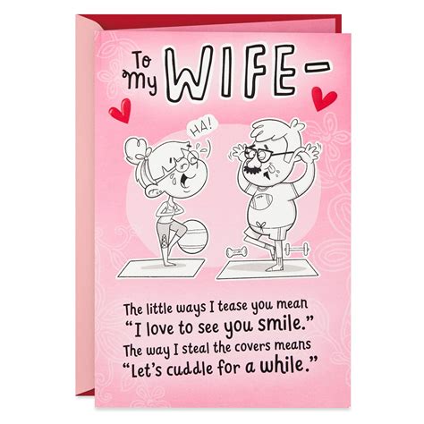 What Love Means Funny Pop-Up Valentine's Day Card for Wife - Greeting ...