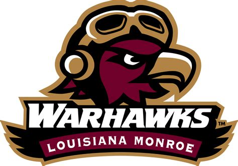 Louisiana-Monroe Warhawks Mascot Logo - NCAA Division I (i-m) (NCAA i-m ...