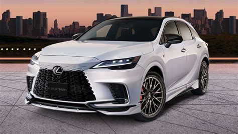 Look sharp! 2023 Lexus RX gets sportier F Sport tuning and design parts thanks to Toyota Racing ...