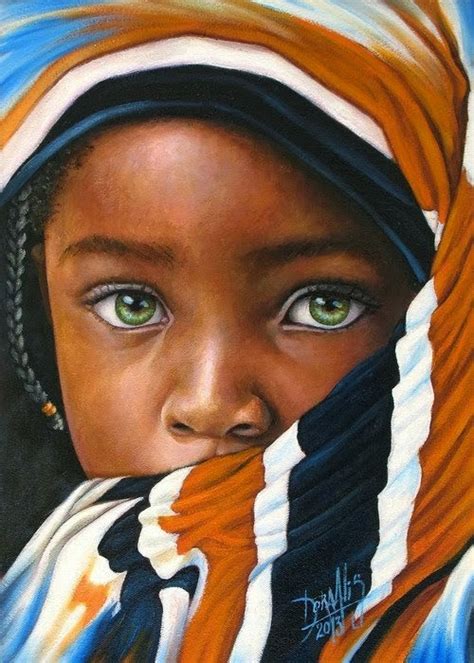 20 Beautiful African Children Paintings By Dora Alis - Fine Art and You