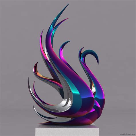 “Swan” | Modern Sculpture – Public Art | Chester Fields Bronzes Inc.