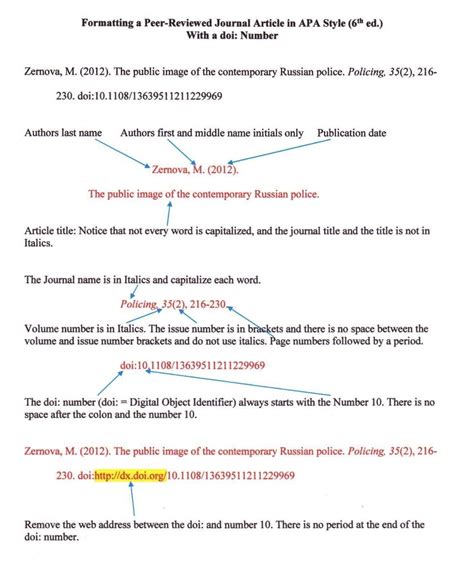 Apa Style Journal Reference - LaineytinBradford