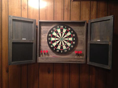 Ana White | Dartboard Cabinet - DIY Projects | Dartboard cabinet diy, Dart board cabinet, Dart board