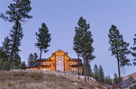 A Majestic Sanctuary In Idaho | Luxury log cabins, Log homes, Log cabin living