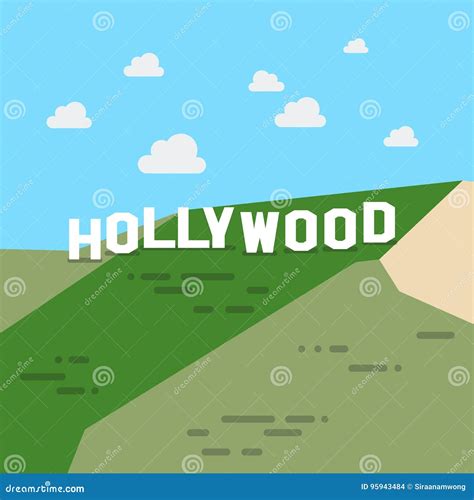 Hollywood sign editorial stock image. Illustration of santa - 95943484