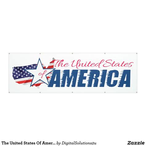 The United States Of America 4th of July Banner | Zazzle.com | Bumper ...