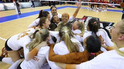 Texas sweeps Louisville to win the 2022 NCAA volleyball national ...