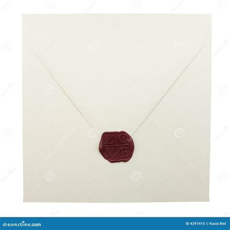 Sealed envelope stock image. Image of white, envelope - 4397415