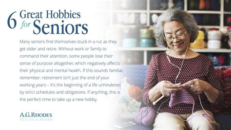 6 Great Hobbies for Seniors