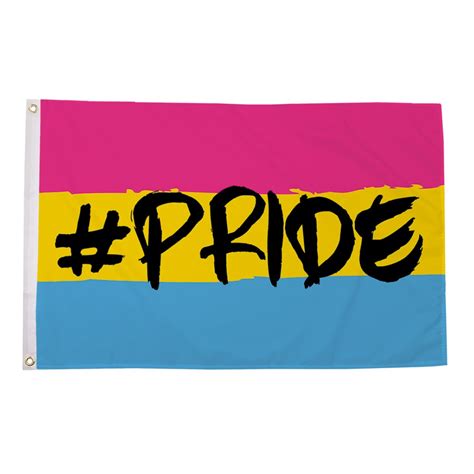 #PRIDE Pansexual (5ft by 3ft) Premium Pride Flag - THE PRIDE SHOP