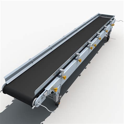 Incline Conveyor With Hopper 3D Model $49 - .3ds .blend .c4d .fbx .max .ma .lxo .obj - Free3D