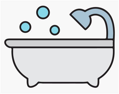 Cliparts For Free Download Bathtub Clipart Bubble Bath - Bath Clipart Transparency, HD Png ...