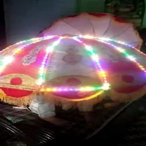 Double Umbrella Chhatri Disco road light LED Chatri at Rs 4300 | Light Emitting Diode Disco ...