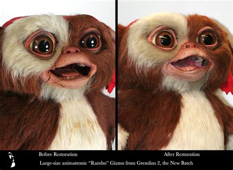 Gremlins Gizmo Rambo Puppet Restoration - Tom Spina Designs » Tom Spina ...