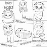 Baby Moses Coloring Pages sketch template