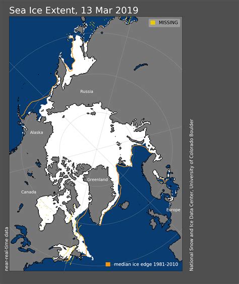 Arctic sea ice winter peak in 2019 is seventh lowest on record - Carbon Brief