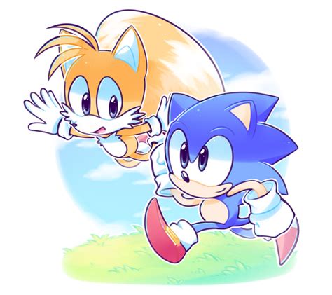 Sonic and Tails by azulila on DeviantArt