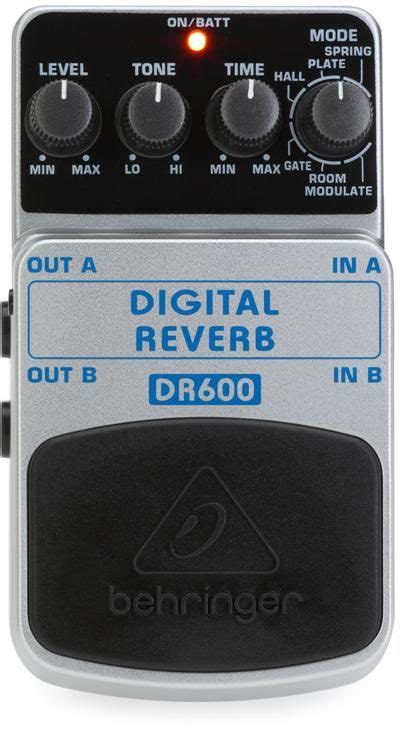 Behringer DR600 Digital Reverb Pedal | Sweetwater