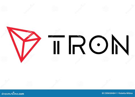 Tron Logos Vector Logo Text Icon Author S Development Stock Vector ...