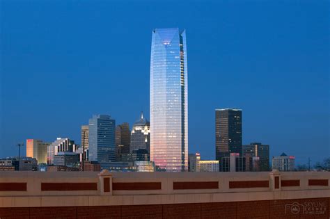 Oklahoma City Skyline at sunset