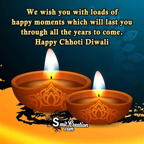 Happy Choti Diwali Englsih Wishes - SmitCreation.com