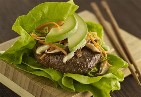 Cal-Asian Lettuce Wrap Burger - California Avocados