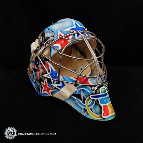 Ryan Miller Unsigned Goalie Mask Team USA Olympics 2010 – Goalie Mask ...