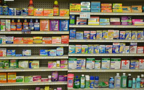 Over The Counter Shelf : Over The Counter Medications Shelf In Pharmacy Drugstore Various News ...