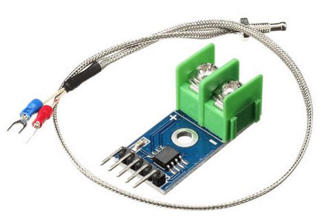 MAX6675 K-type thermocouple temperature sensor module | Majju PK