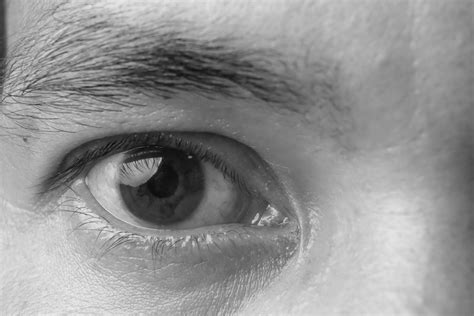 Black and white eye close up 10552764 Stock Photo at Vecteezy