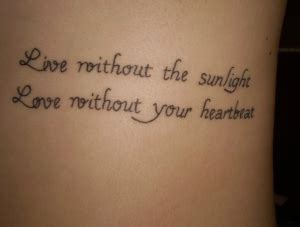 20 Short Quotes for Tattoos about Love for Him & Her