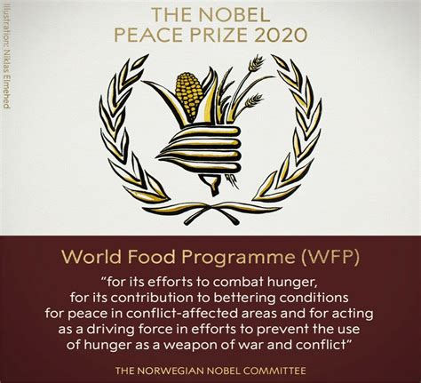 WFP deeply honoured by 2020 Nobel Peace Prize Award - Liberia news The ...