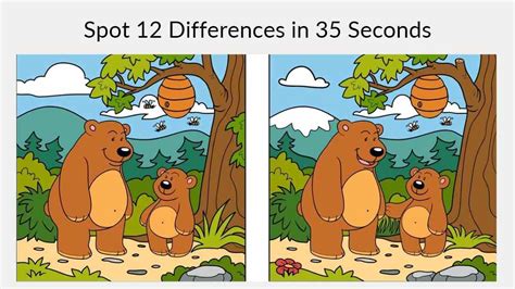 Spot The Difference: Can you spot all 12 differences in 35 seconds?