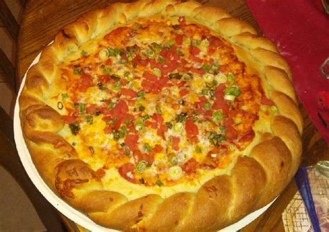 Stuffed Crust Loaded Deep Dish Pizza (papa Murphy's style) Recipe by Raven - Cookpad