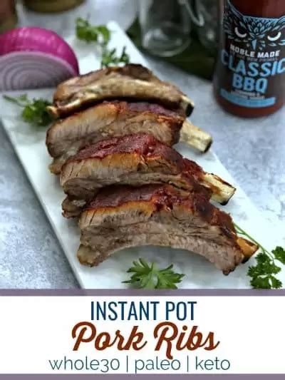 Instant Pot Pork Ribs | Thyme & JOY