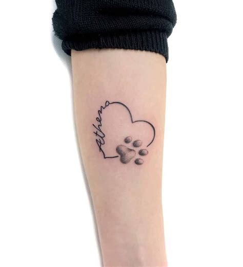 30+ Best Dog Paw Tattoo Meanings And Designs | Paw tattoo, Dog paw tattoo, Tiny tattoos for girls