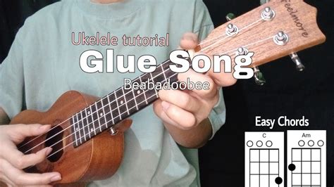 Beabadoobee - Glue Song UKULELE TUTORIAL (EASY 4 CHORDS) - YouTube