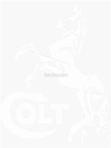 "Colt Horse Symbol" Sticker by kedewan | Redbubble