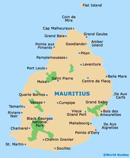 Mauritius Maps and Orientation: Mauritius, Africa