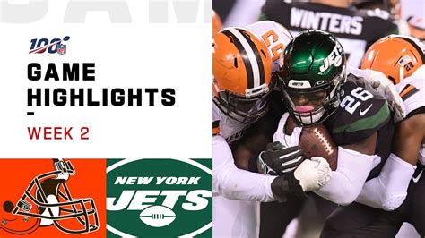 Browns vs. Jets Week 2 Highlights | NFL 2019 - YouTube