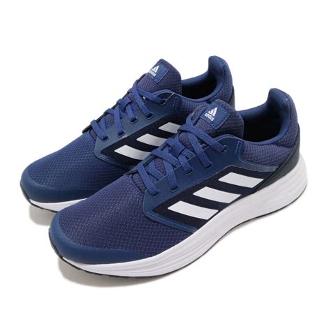 adidas 慢跑鞋 Galaxy 5 運動休閒 男鞋 愛迪達 路跑 輕量 緩震 透氣 球鞋穿搭 藍 白 FW5705 | 慢跑鞋 ...