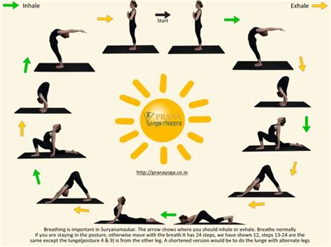 Surya Namaskar Hatha Yoga Sun Salutation Full | PDF